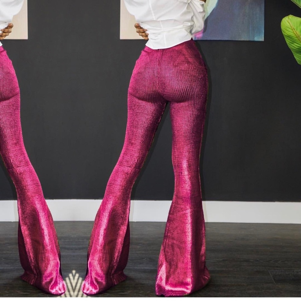 Hanifa Brand flare bell bottoms
